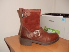 PAUL BARRITT Hochwertige Echtleder Stiefeletten  Braun, Gr. EU 37