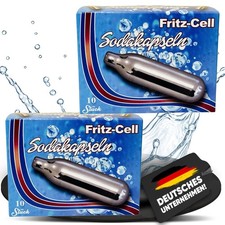 NEMT CO₂ Sodakapseln 8g – 20 Stück – Kompatibel mit Sodamaker, Soda Siphon