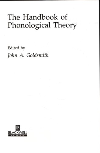The handbook phonological - the, of