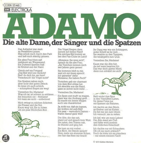 Adamo die alte - die,