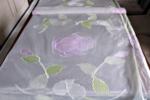 Zarter gardinenstoff rosa - zarter,