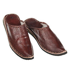 Marokkanische orientalische Lederschuhe Babouches Pantoffel Alibaba mocca 37-46