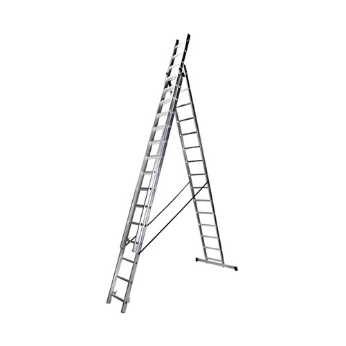 Alu mehrzweckleiter 3x15 - alu,