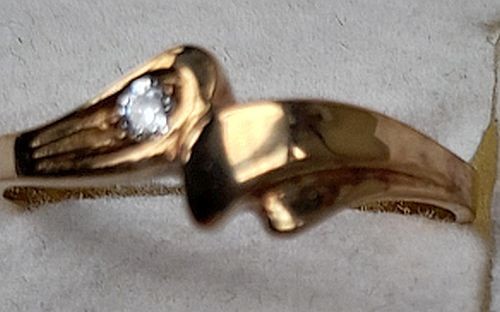 Ring gold 333 brilliant - ring,
