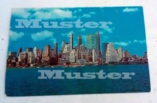 farbige Ansichtskarte, NEW YORK MANHATTAN