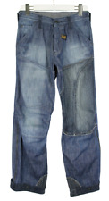 G-Star S.C.Concept Elwood Herrenjeans W29/L32 Geknöpft Fade Effekt Blau