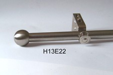 Gardinenstange Edelstahl look