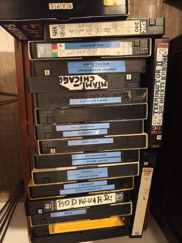 Konvolut videokassetten vhs - konvolut,, videokassetten,