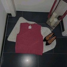 Neu Wollweste oversize S 34 36 Strickweste wolle 158 164 kuschelig  TopZustand