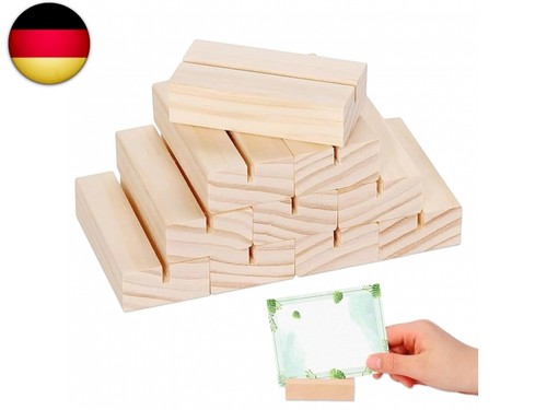 Stück kartenhalter holz - 10,