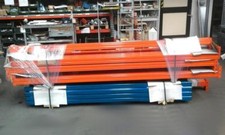 2 x 8,5 m Palettenregal 2,50 m hoch, Schwerlastregal, 8 Rahmen, 24 Traversen