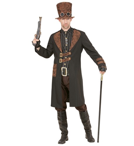 Retro steampunk herrenkostüm - retro,