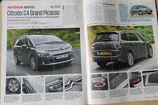Original 2013 Autocar road test No 5142 CITROEN C4 GRAND PICASSO BLUE HDi 150