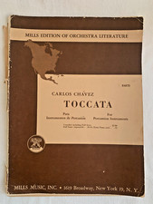 Carlos Chávez - Toccata - Mills Edition of Orchestra Literature -New York - 1965