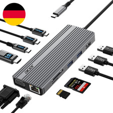 Acer USB C Docking Station 11-IN-1, USB-C Auf 4K@60Hz HDMI, 1080P VGA, 2X10Gbps 