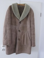 Herrenjacke Leder mit Lammfell