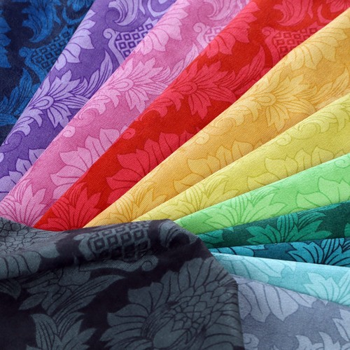 Damast blumen chenille - damast,