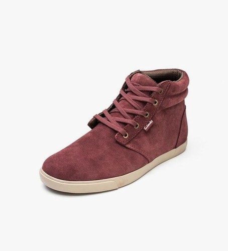 Men clarks boots burgundy - boots, 42.5