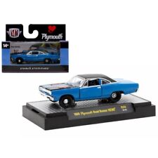 PLYMOUTH Road Runner HEMI - 1969 - blue / black - M2 1:64