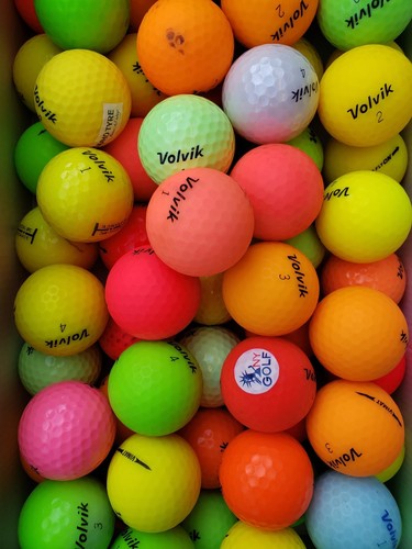 Golfbälle volvik bunt - golfbÄlle,