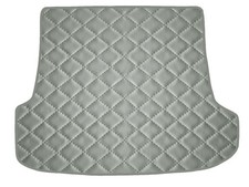 Grau Gestepptes Öko Leder