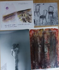 4 Theaterplakate Stuttgart, Brecht, Ionesco, Oper,