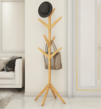 Garderobenständer Holz Kleiderständer Kleiderstange Garderobe Standgarderobe