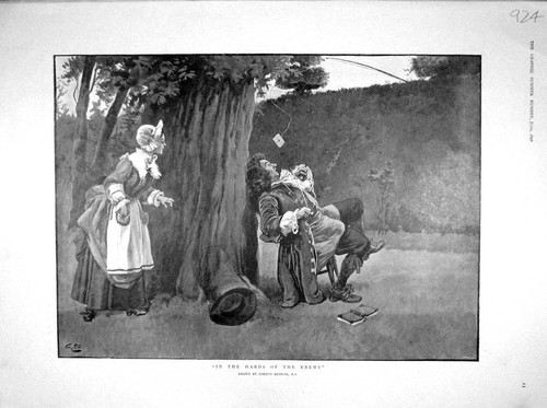 Alter antiker druck - alter, 1898