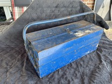 Werkzeugkiste,blau,alt,groß,B