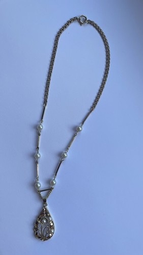 Vintage 585 gold kette mit - vintage,