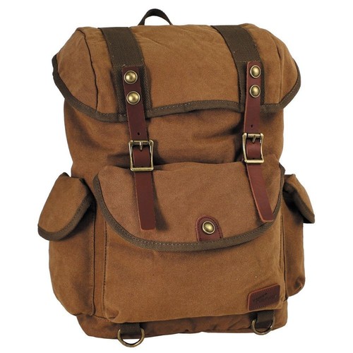 Rucksack canvas braun - rucksack, retro