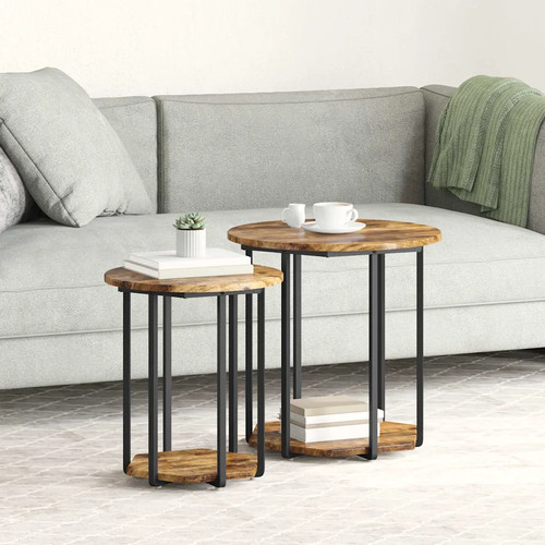 Beistelltisch set mit regal - mit,