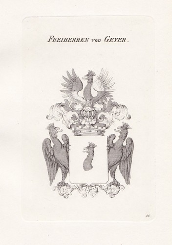 1830 geyr geyer wappen - geyr,