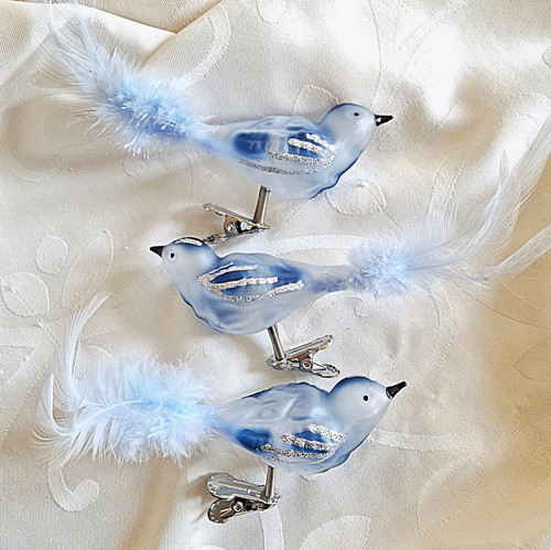 Glasvogel lauscha blau - ❀,