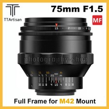 TTArtisan 75mm F1.5 Full Frame