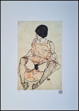 EGON SCHIELE * Sitting Nude *