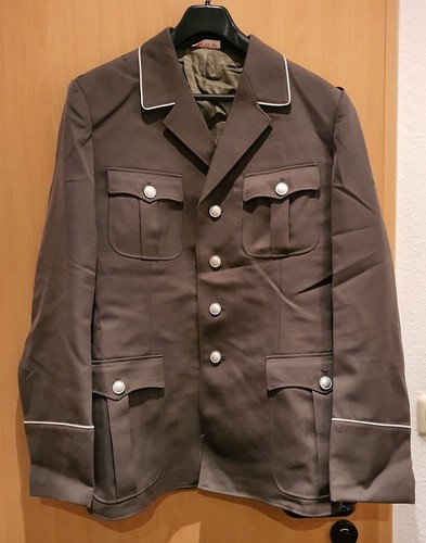 Nva uniformjacke offizier lask - nva,