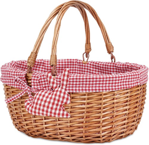Picknickkorb holz mit - holz,