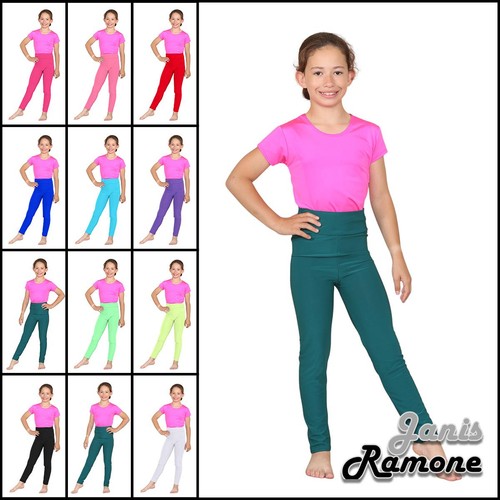 Mädchen high waist - mädchen, leggings
