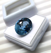 Oval Schliff 10.70 Karat Blau