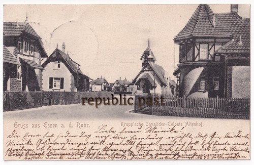 Postkarte essen d - ak, d.