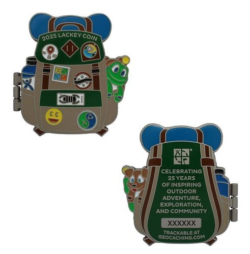 2025 lackey geocoin - lackey,