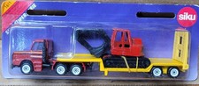 SIKU 1611 Tieflader mit Bagger
