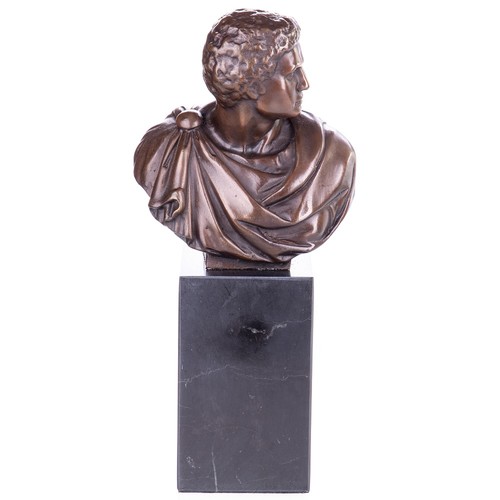 Art deco bronzefigur - bronzefigur, büste