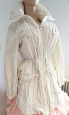 New Morrigan Tallierter Trenchcoat Sommermantel Windbraker creme Gr 42