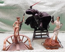 Star Wars Sexy Padme & Slave Leia & Darth Vader Unleashed Statue