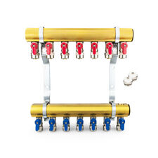 Messing Heizkreisverteiler 2 - 12 fach Verteiler Heizkreise Heizung