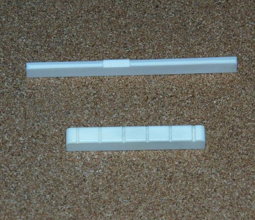 Knochen sattel und stegeinlage - knochen,