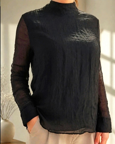 Zara damen bluse - zara, schwarz