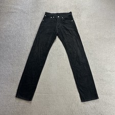 LEVIS 551 Damen Jeans Hose W28 L34 Cordhose Samt Regular Straight 17108 Schwarz